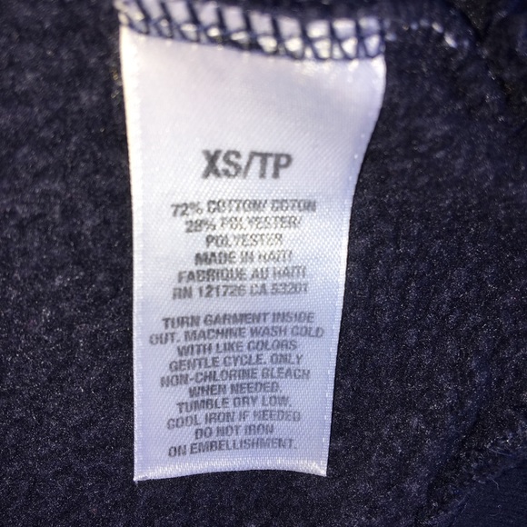 Aeropostale Girls Dark Blue 1987 Classic Pullover Graphic Hoodie - Picture 4 of 15